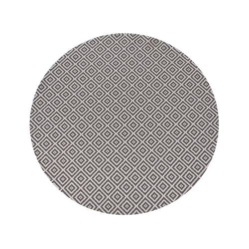 Tapis D'extérieur Thrissur Gris Ø 120 Cm