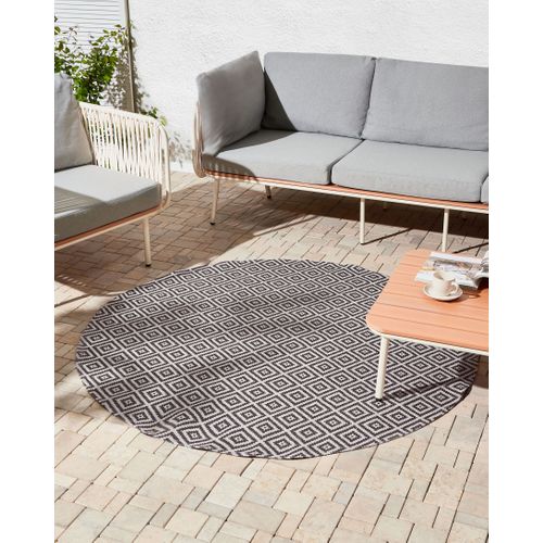 Tapis D'extérieur Thrissur Gris Ø 160 Cm