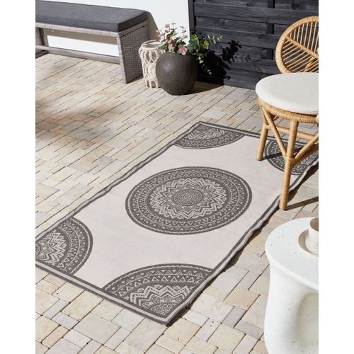 Tapis D'extérieur Nellore Gris 80 X 150 Cm
