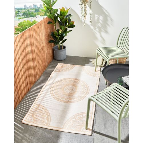 Tapis D'extérieur Hubli Beige 80 X 150 Cm