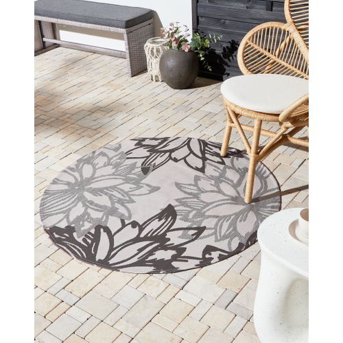 Tapis D'extérieur Solapur Gris Ø 120 Cm