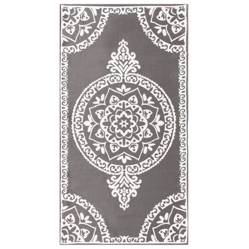 Tapis D'extérieur Kohima Gris 80 X 150 Cm
