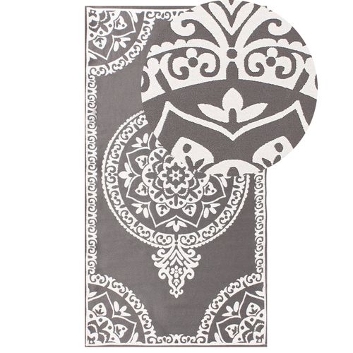 Tapis D'extérieur Kohima Gris 80 X 150 Cm