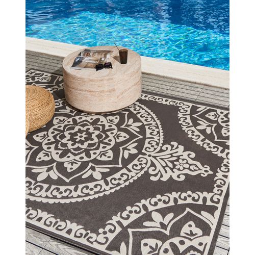 Tapis D'extérieur Kohima Gris 160 X 230 Cm