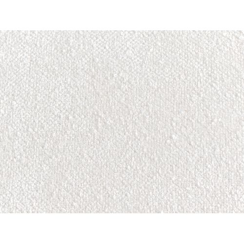 Pouf Terry Tissu Chenille Blanc Cassé