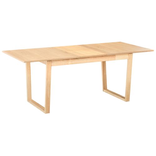 Table De Salle à Manger Extensible Camden Frêne Clair 160/200 Cm 95 Cm