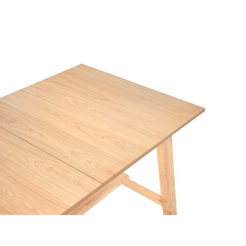 Table De Salle à Manger Extensible Barnes Frêne Clair 160/200 Cm 90 Cm