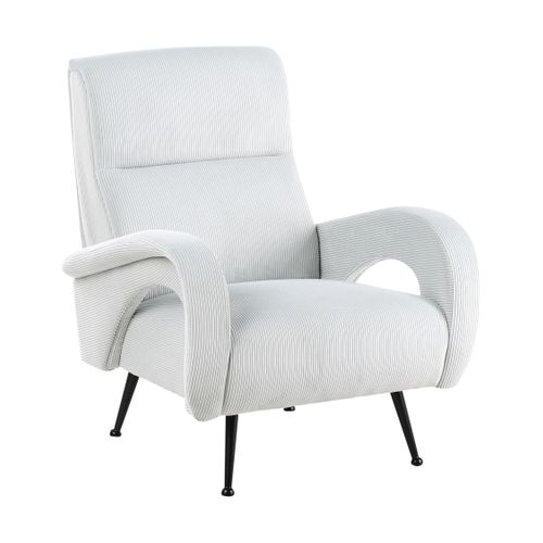 Fauteuil Svalov Velours Côtelé Vert Menthe