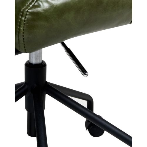 Chaise De Bureau Candor Cuir Pu Vert Foncé