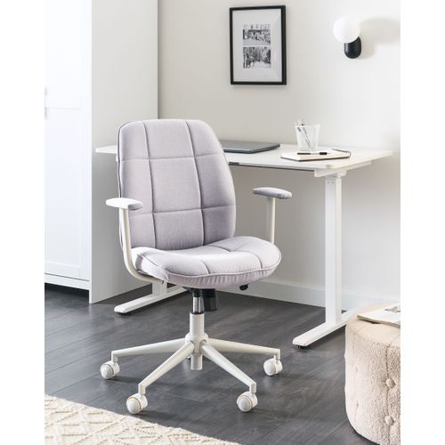 Chaise De Bureau Carlton Tissu Gris