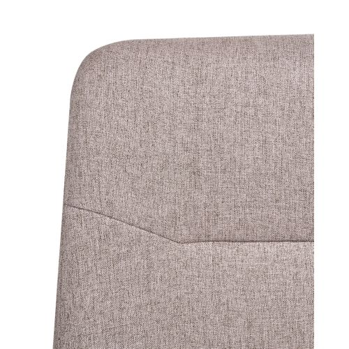 Chaise De Bureau Caroga Tissu Marron Clair