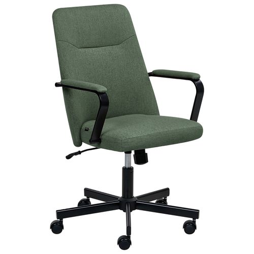 Chaise De Bureau Caroga Tissu Vert Foncé