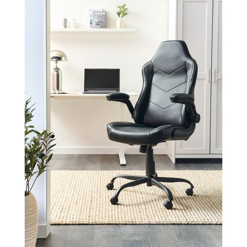 Chaise De Bureau Triumpher Cuir Pu Noir
