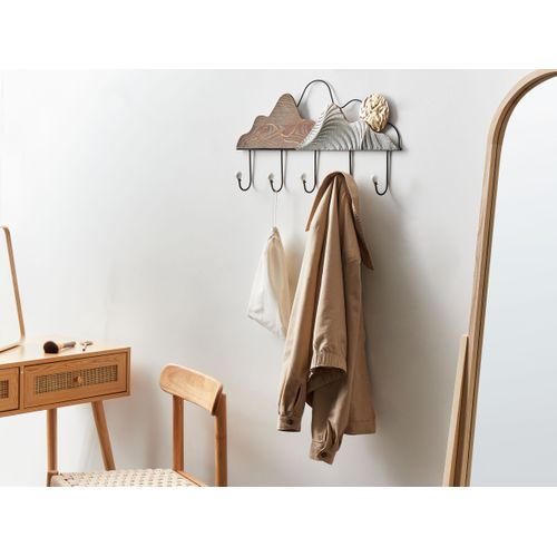 Porte-manteau Mural Sligo Noir