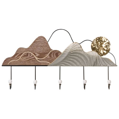 Porte-manteau Mural Sligo Noir