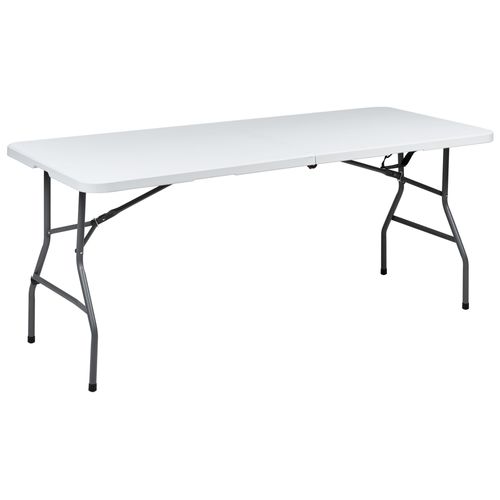 Table De Salle à Manger De Jardin Pour 6 Personnes Cugnoli 180 Cm 74 Cm Blanc