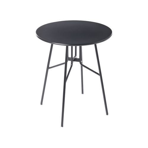 Table Bistrot Taltal 64 Cm 64 Cm Métal Noir