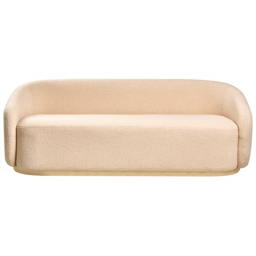 Canapé 2 Places Sipo Bouclé Beige