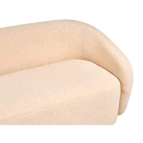 Canapé 2 Places Sipo Bouclé Beige