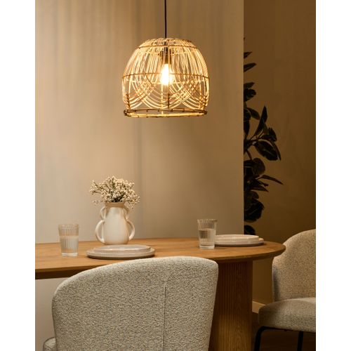 Lampe Suspension Postrero Rotin Naturel