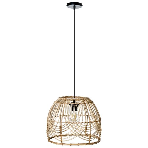 Lampe Suspension Postrero Rotin Naturel