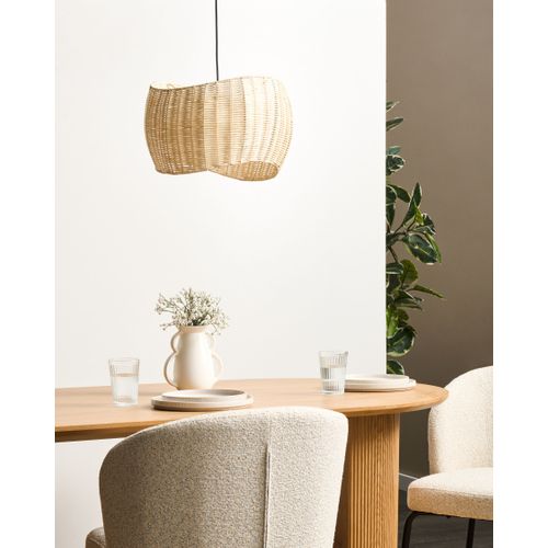 Lampe Suspension Coamo Rotin Naturel