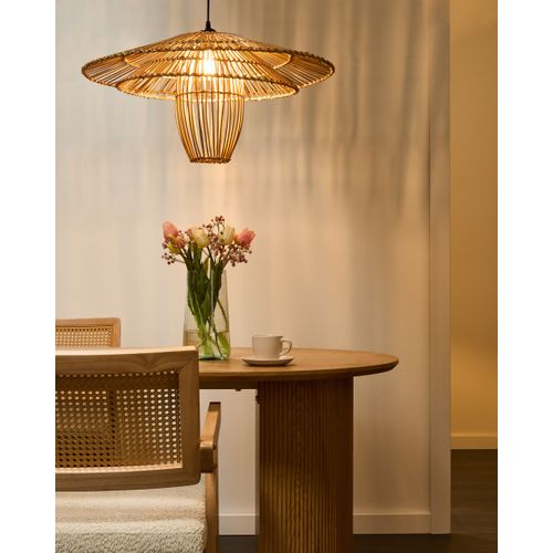Lampe Suspension Botijas Rotin Naturel