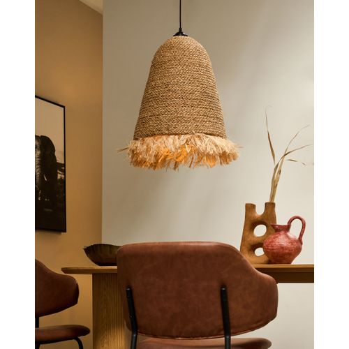 Lampe Suspension Arys Fibre De Jacinthe D'eau Naturel