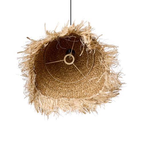 Lampe Suspension Arys Fibre De Jacinthe D'eau Naturel