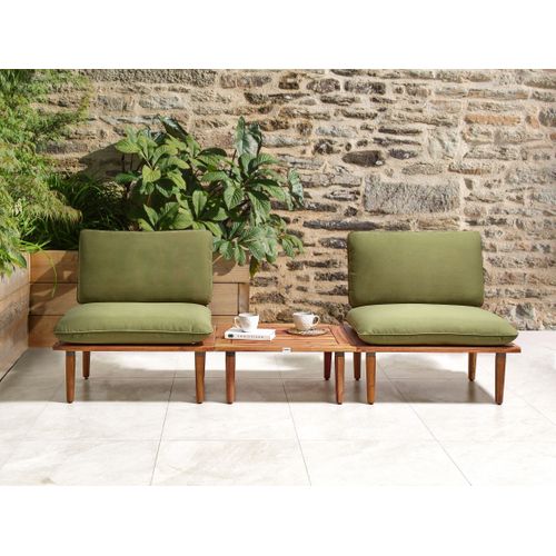 Ensemble De Housses De Coussins D'extérieur Frascati Vert Olive