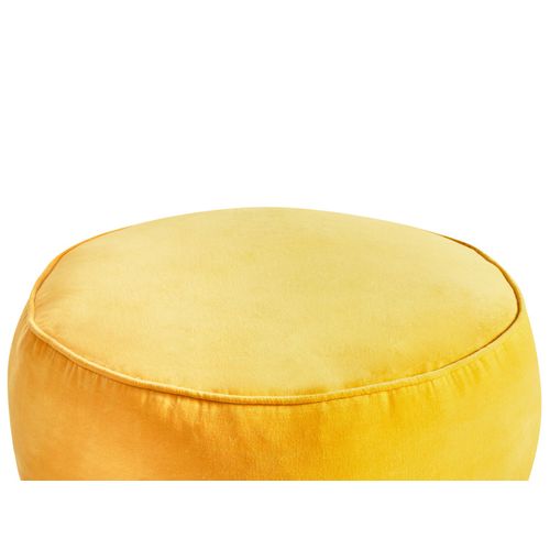 Pouf Yulle Velours Jaune