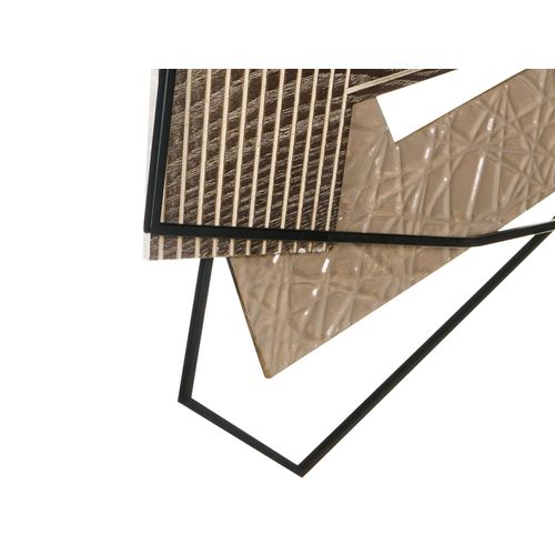 Décoration Murale Ennis Métal 36 Cm Marron