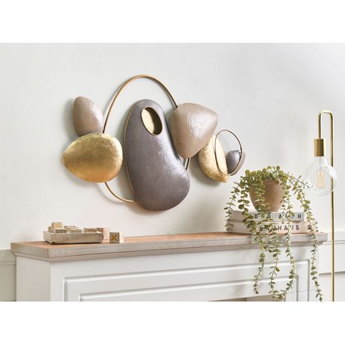 Décoration Murale Clane Métal 46 Cm Doré