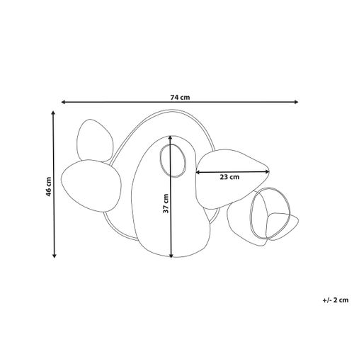 Décoration Murale Clane Métal 46 Cm Doré