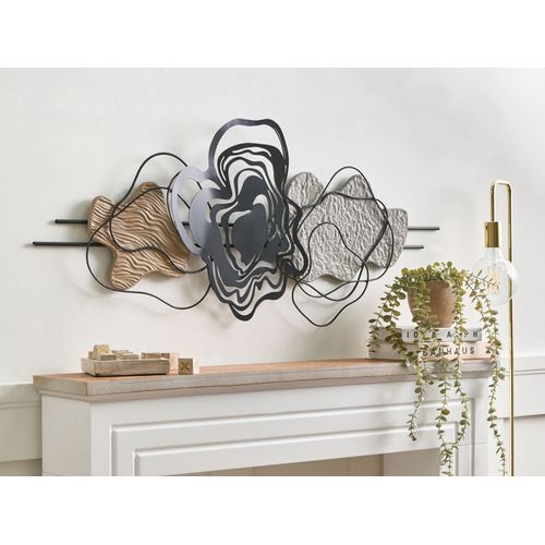Décoration Murale Sallins Métal 48 Cm Noir