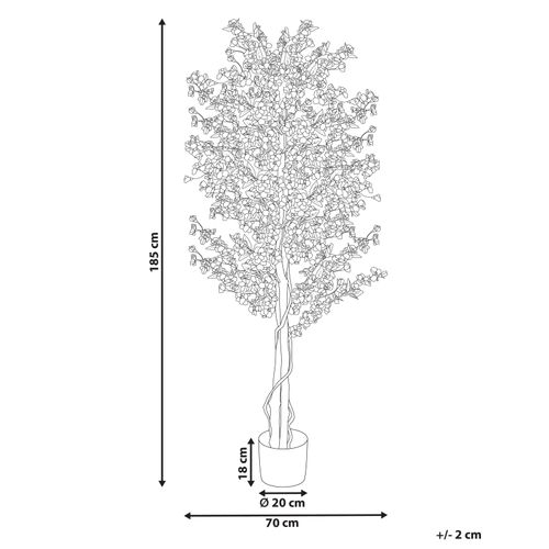 Plante Artificielle Sakura 185 Cm Rose