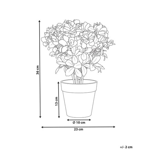 Plante Artificielle Novella 36 Cm Blanc