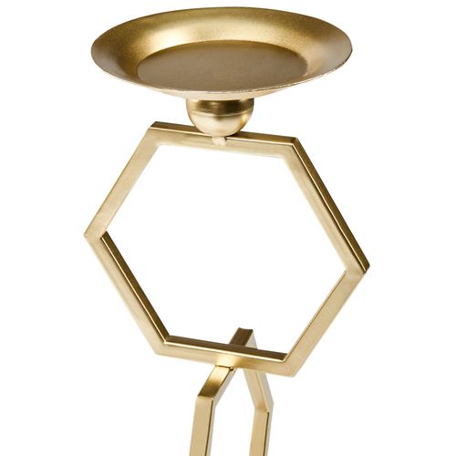 Bougeoir Ardee Métal 44 Cm Doré