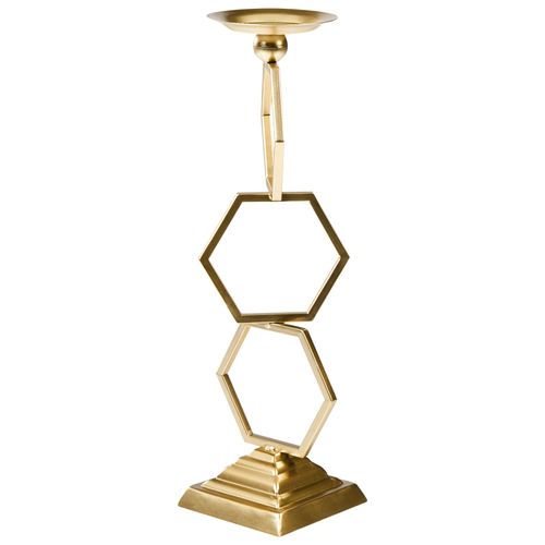 Bougeoir Ardee Métal 44 Cm Doré