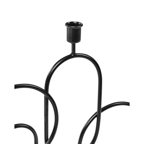 Bougeoir Cobh Métal 30 Cm Noir