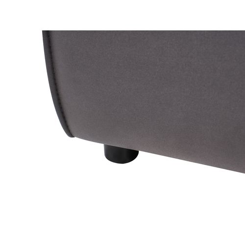 Chaise Longue Côté Droit Brande Cuir Pu Noir