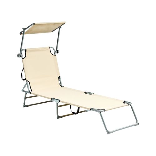 Transat Foligno Métal Beige