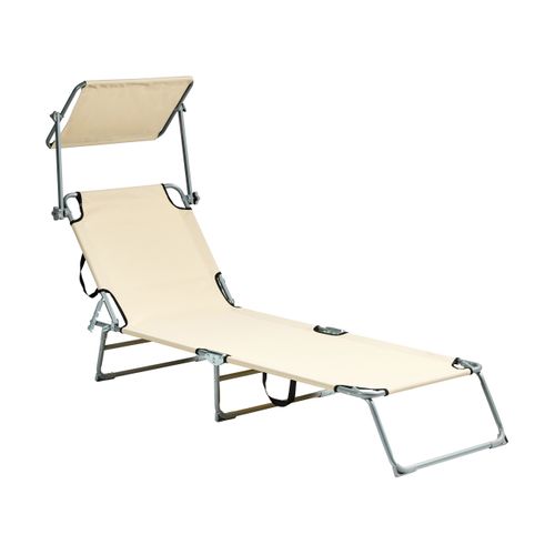 Transat Foligno Métal Beige