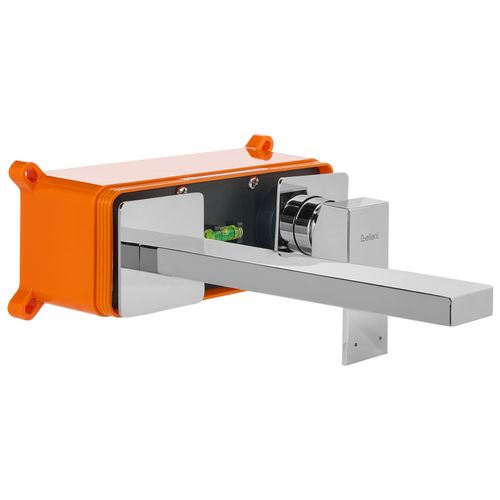 Robinet De Lavabo Mural Antofagasta Laiton Argenté