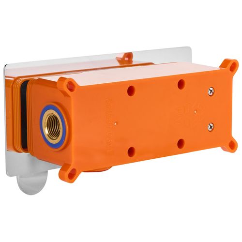 Robinet De Lavabo Mural Chungara Laiton Argenté