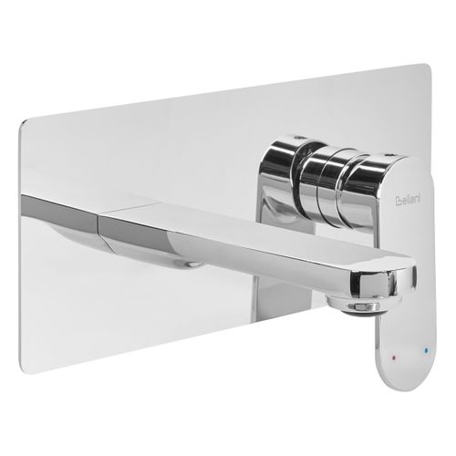 Robinet De Lavabo Mural Chungara Laiton Argenté