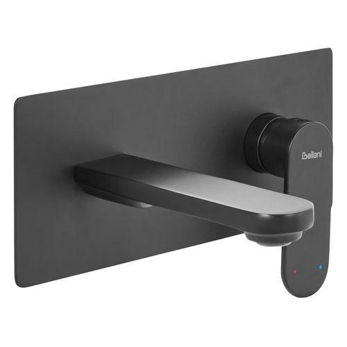 Robinet De Lavabo Mural Chungara Laiton Noir