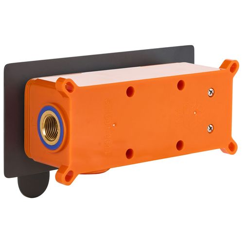 Robinet De Lavabo Mural Dichato Laiton Noir