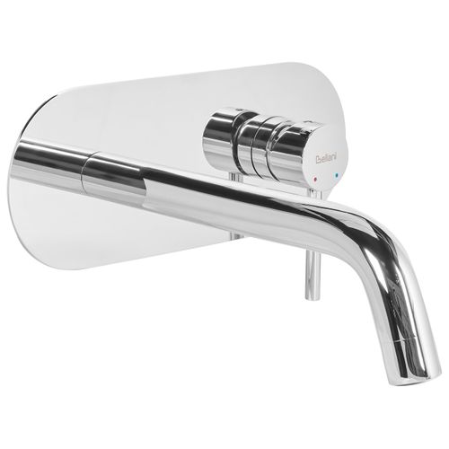 Robinet De Lavabo Mural Guaiba Laiton Argenté