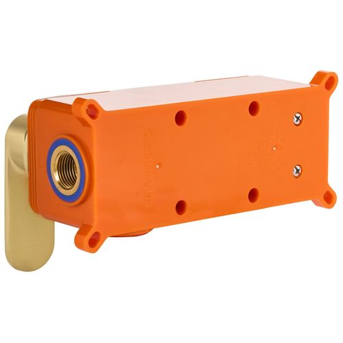 Robinet De Lavabo Mural Guatavia Laiton Doré